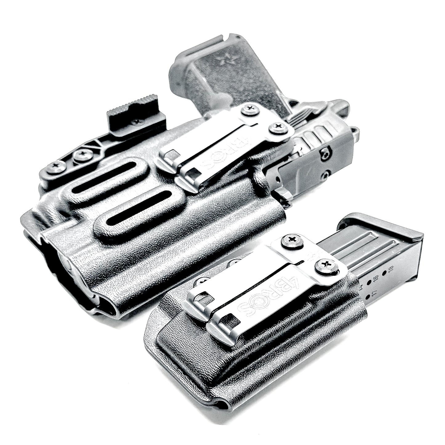 Four Brothers Staccato HD P4 & Surefire XC3 IWB Holster & Magazine Pouch IWB AIWB Inside Waistband Combo
