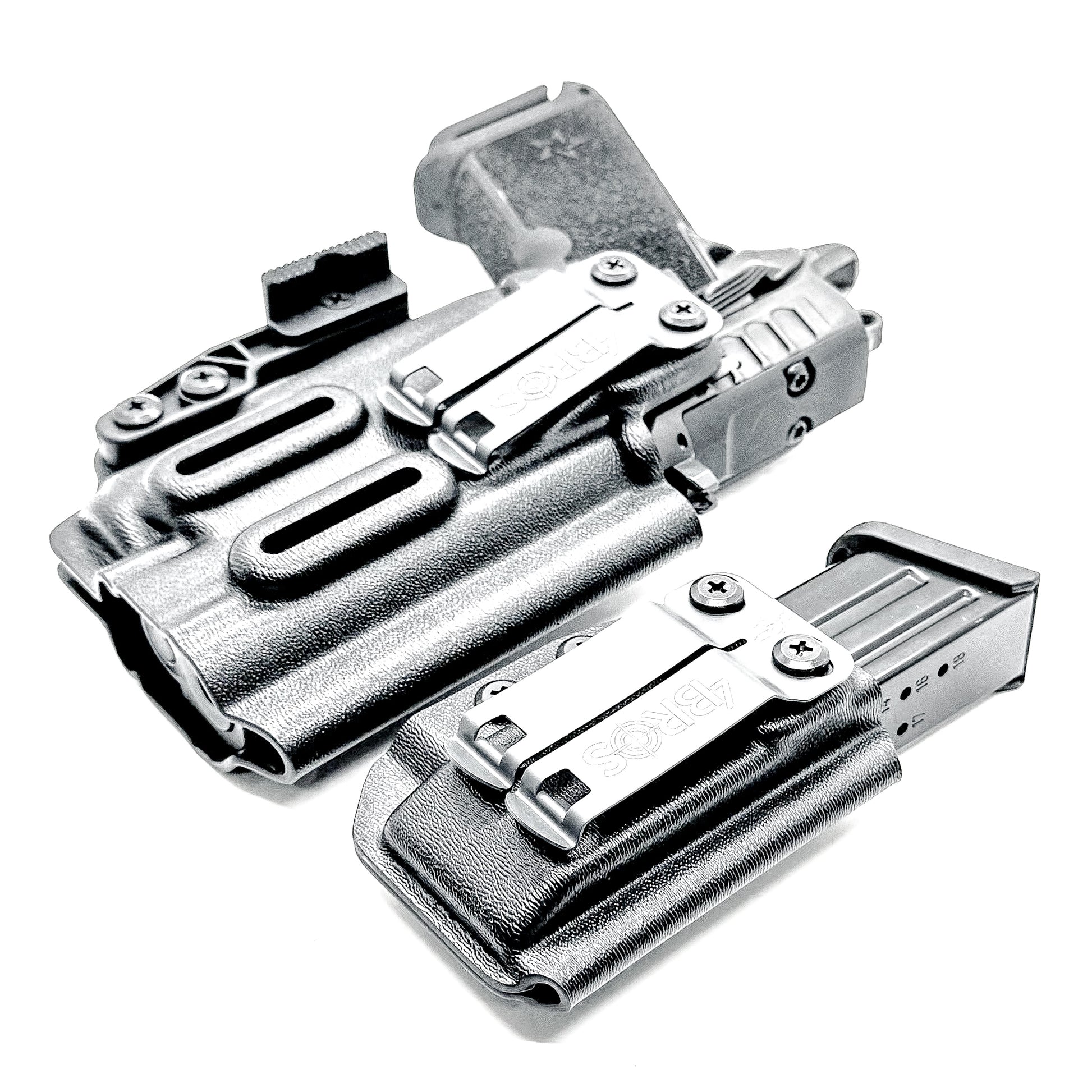 Four Brothers Staccato HD P4 & Surefire XC3 IWB Holster & Magazine Pouch IWB AIWB Inside Waistband Combo