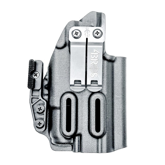 IWB inside the waistband holster for the Staccato HD P4 and Surefire XC3 from Four Brothers