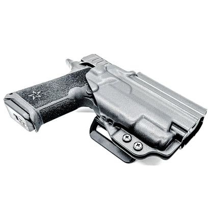 OWB Outside Waistband holster for the Staccato HD P4 and Surefire XC3 from Four Brothers