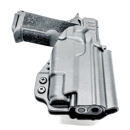 OWB Outside Waistband holster for the Staccato HD P4 and Surefire XC3 from Four Brothers
