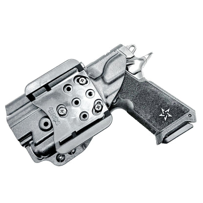 OWB Outside Waistband holster for the Staccato HD P4 and Surefire XC3 from Four Brothers