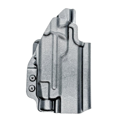 Precision-fit OWB Outside Waistband holster for the Staccato HD P4 and Streamlight TLR-7 HL-X from Four Brothers. Designed for comfort and concealment.