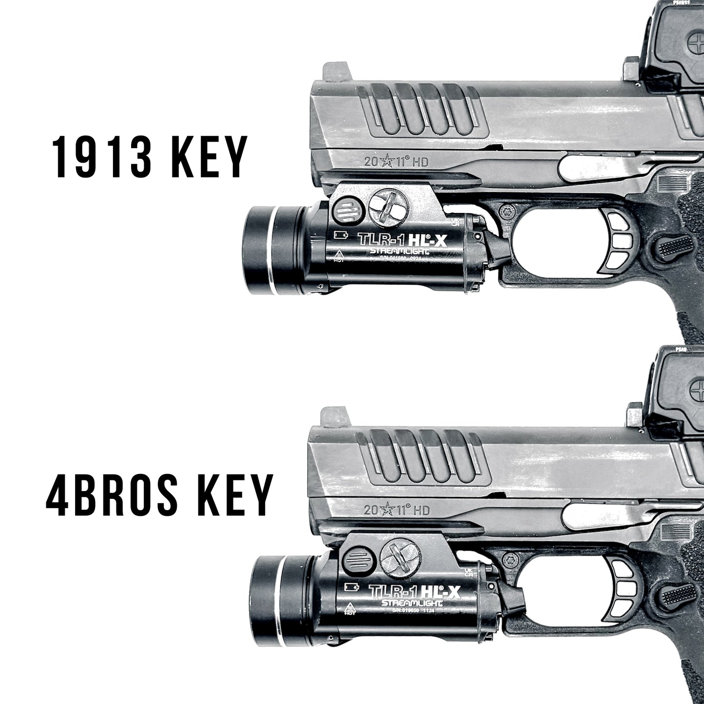 Staccato HD P4 Streamlight TLR-1 HL-X Key