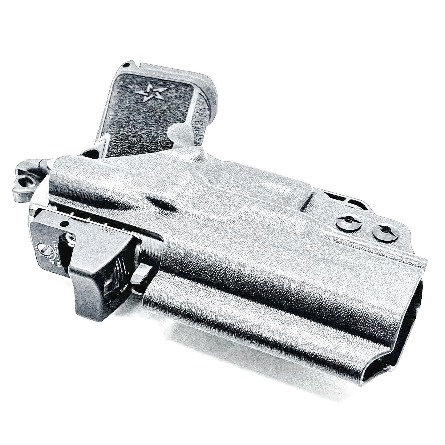 Precision-fit IWB inside the waistband holster for the Staccato HD C3.6 from Four Brothers. Slim, secure, and adjustable for optimal comfort and concealment.