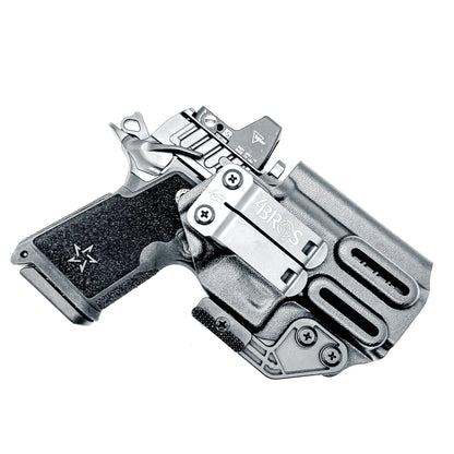 Precision-fit IWB inside the waistband holster for the Staccato HD C3.6 from Four Brothers. Slim, secure, and adjustable for optimal comfort and concealment.