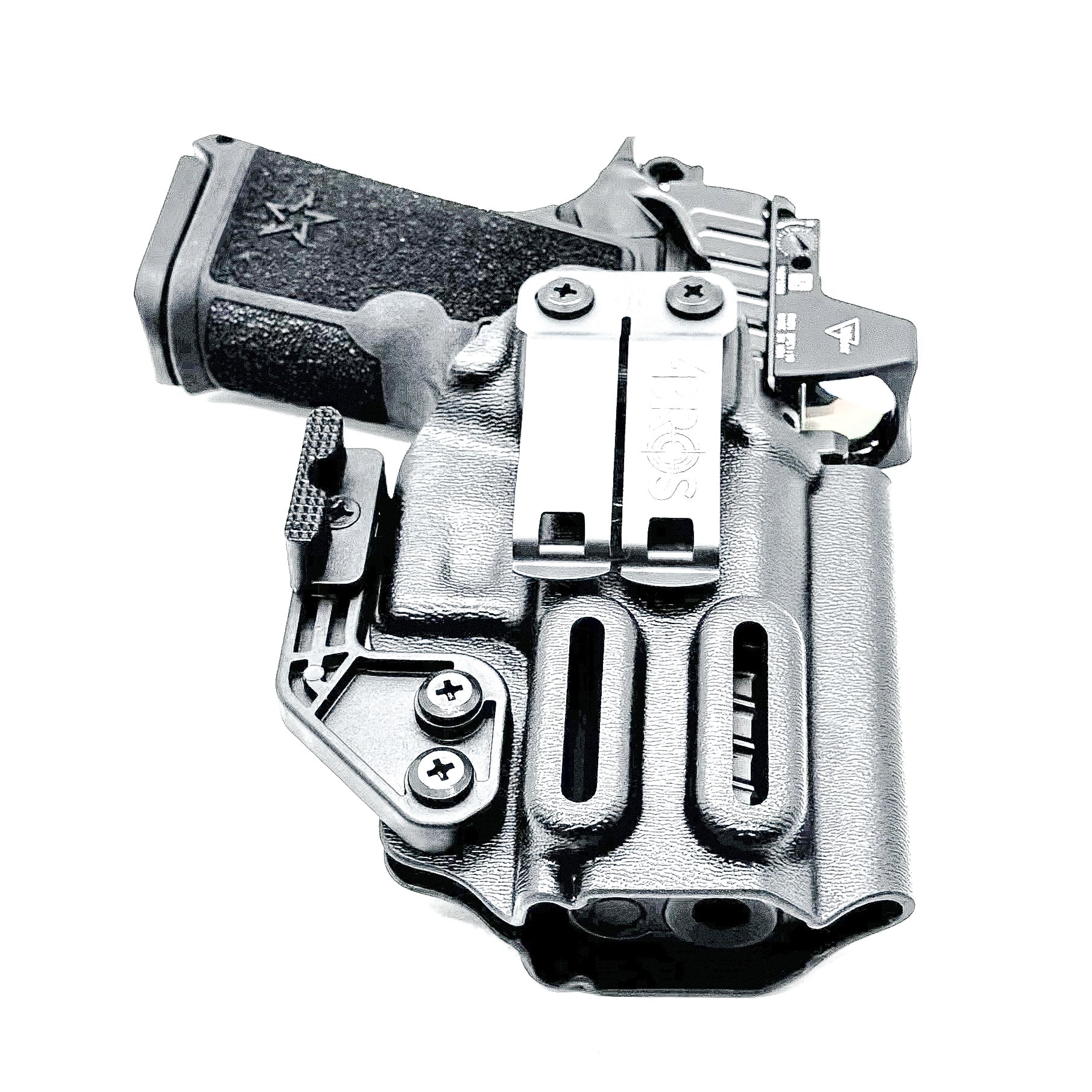 Precision-fit IWB inside the waistband holster for the Staccato HD C3.6 from Four Brothers. Slim, secure, and adjustable for optimal comfort and concealment.