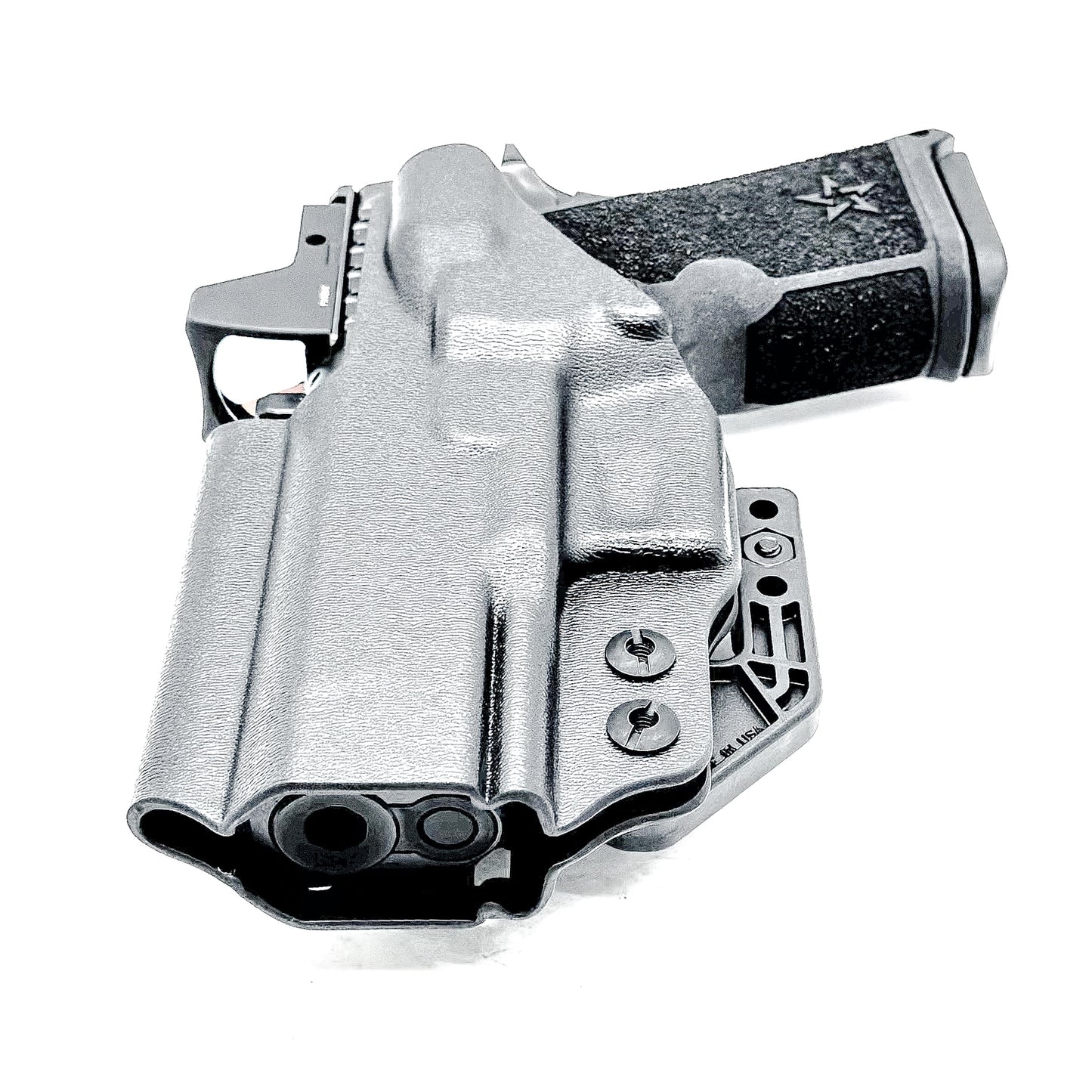 Precision-fit IWB inside the waistband holster for the Staccato HD C3.6 from Four Brothers. Slim, secure, and adjustable for optimal comfort and concealment.