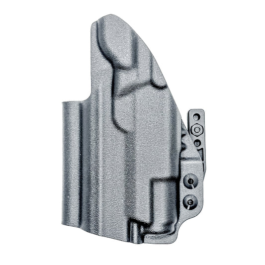 Black Durable IWB  Inside Waistband holster for the Staccato C3.6 with a Surefire XC3 shown with a DCC Monoblock and a Modwing.