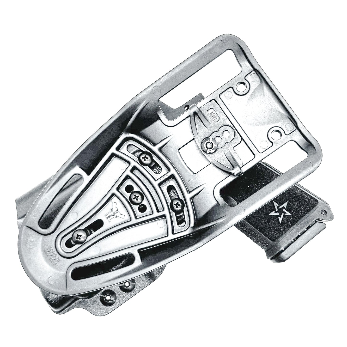 Duty and Competiton OWB Holster fits the Staccato HD C3.6 with TLR-7 HL-X .  Black with duty drop attachment.