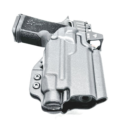 Black OWB Outside Waistband Holster for the Staccato HD C3.6 and Streamlight TLR-7 HL-X with 4Bros 1.5" Belt Slide.