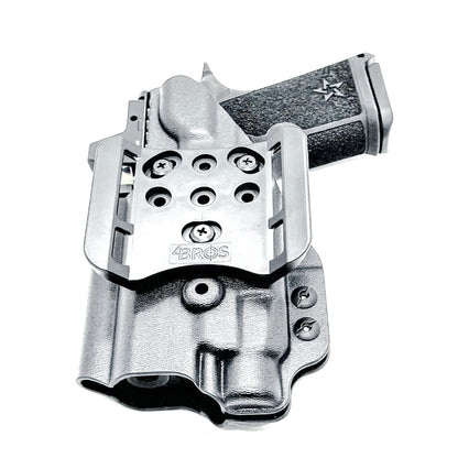 Black OWB Outside Waistband Holster for the Staccato HD C3.6 and Streamlight TLR-7 HL-X with 4Bros 1.5" Belt Slide.