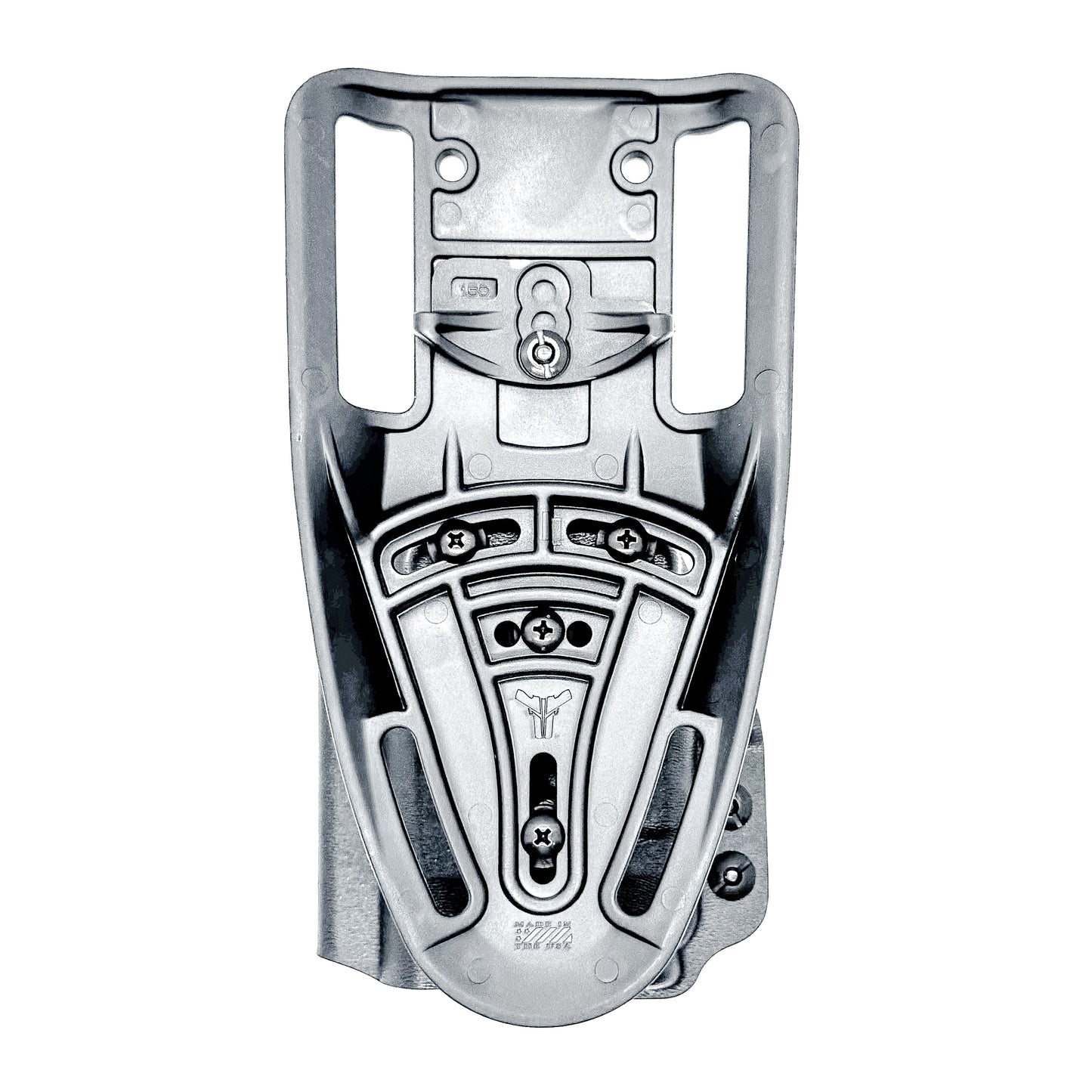 Black Duty and Competition OWB holster for the Staccato HD C3.6 and Strreamlight TLR-7 X with a duty drop attachment.