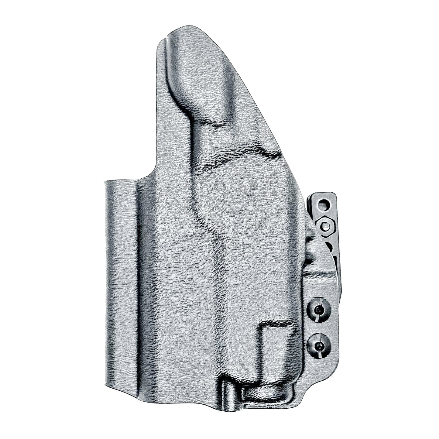 Inside Waistband IWB holster for the Staccato HD C3.6 and Streamlight TLR-7 X in black with the DCC monoblock and a modwing.