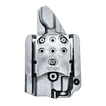 Black Outside Waistband OWB holster for the Staccato HD C3.6 and Strreamlight TLR-7 X with the 4Bros 1.5" Belt Slide.