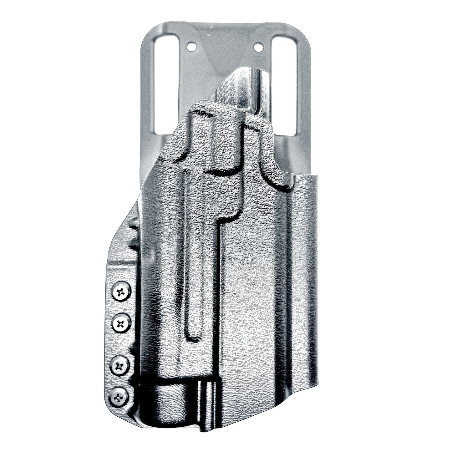 Light-Duty and Competition OWB holster for the Staccato HD C4X and Streamlight TLR-1 HL or TLR-1 HP for Outside Waistband range & competition use.