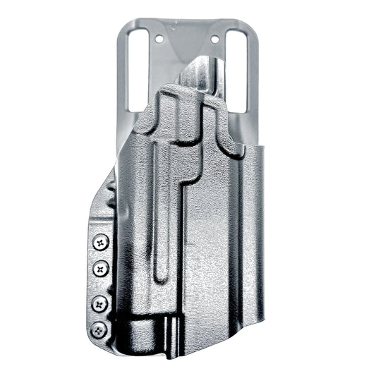 Light-Duty and Competition OWB holster for the Staccato HD C4X and Streamlight TLR-1 HL or TLR-1 HP for Outside Waistband range & competition use.