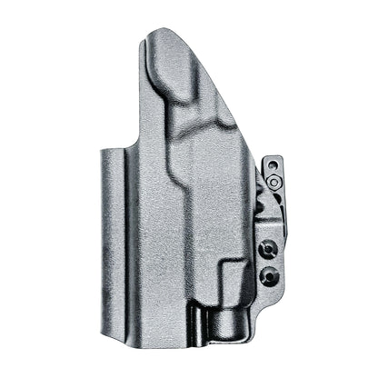 IWB inside the waistband holster for the Staccato HD C4X and Streamlight TLR-7 HL-X in black with a DCC Monoblock and a modwing.