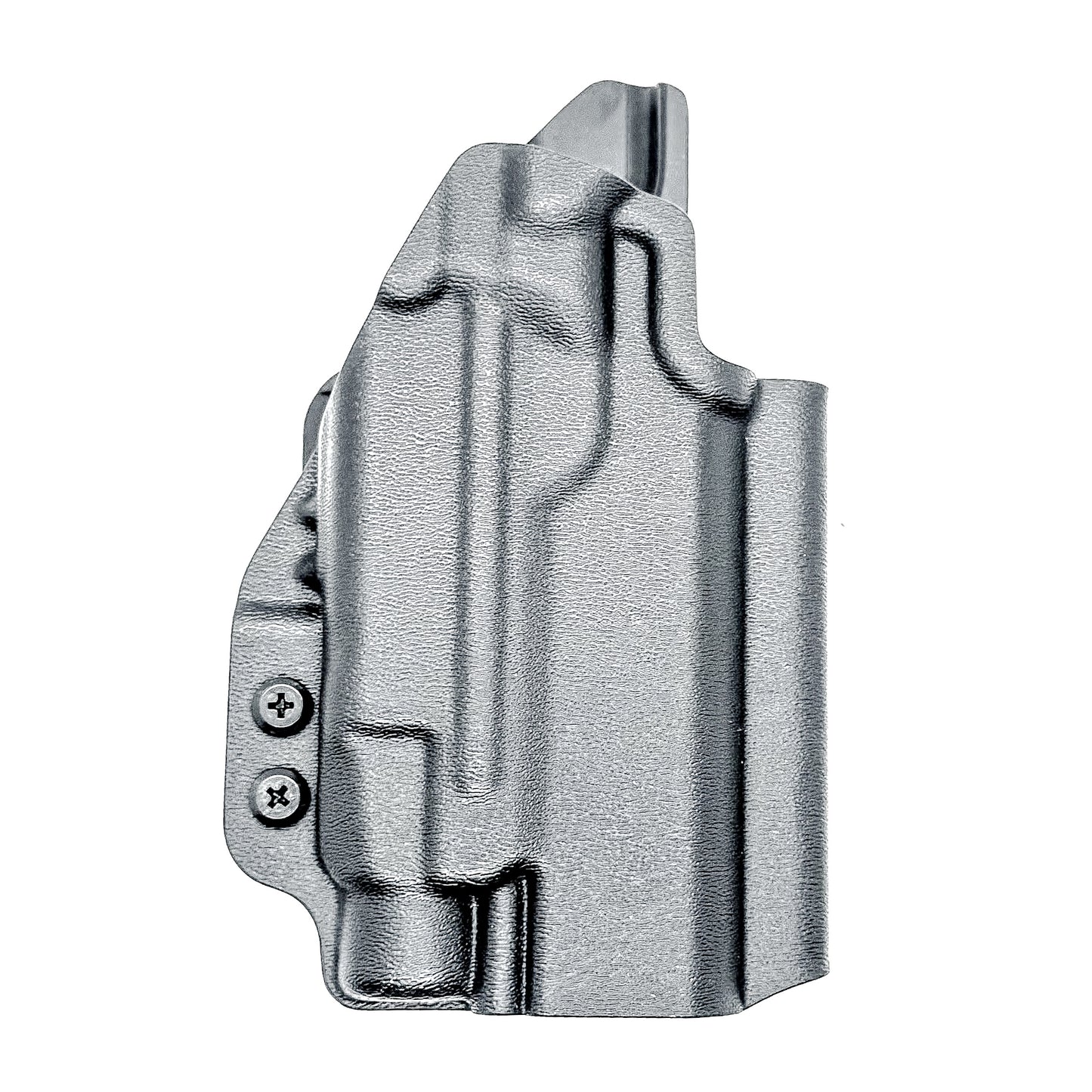 OWB Outside Waistband holster for the Staccato HD C4X and Streamlight TLR-7 HL-X in black with 4BROS 1.5" Belt Slide.