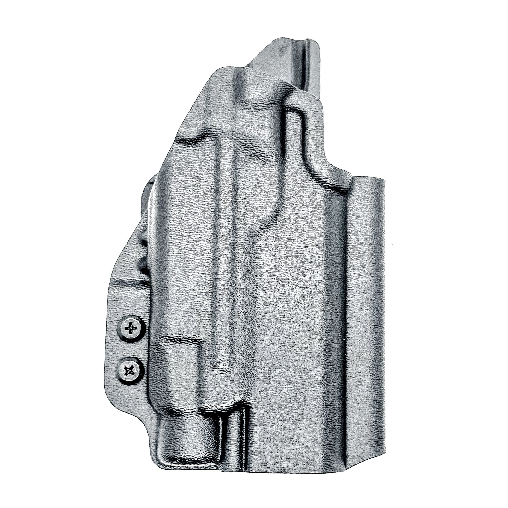 OWB Outside Waistband holster for the Staccato HD C4X and Streamlight TLR-7 HL-X in black with 4BROS 1.5" Belt Slide.