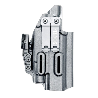 Precision-fit IWB inside the waistband holster for the Staccato HD P4.5 and Streamlight TLR-7 HL-X from Four Brothers. Designed for comfort and concealment.  