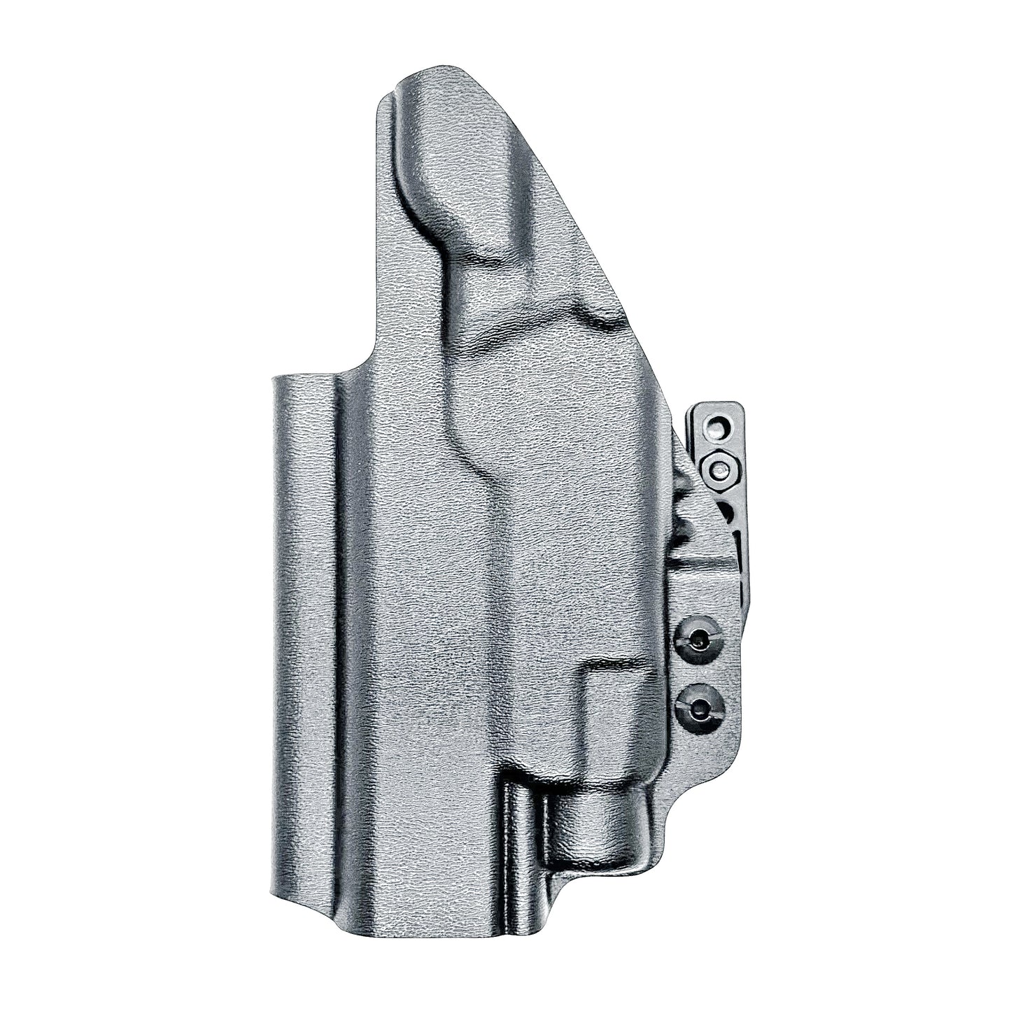 Precision-fit IWB inside the waistband holster for the Staccato HD P4.5 and Streamlight TLR-7 HL-X from Four Brothers. Designed for comfort and concealment.  