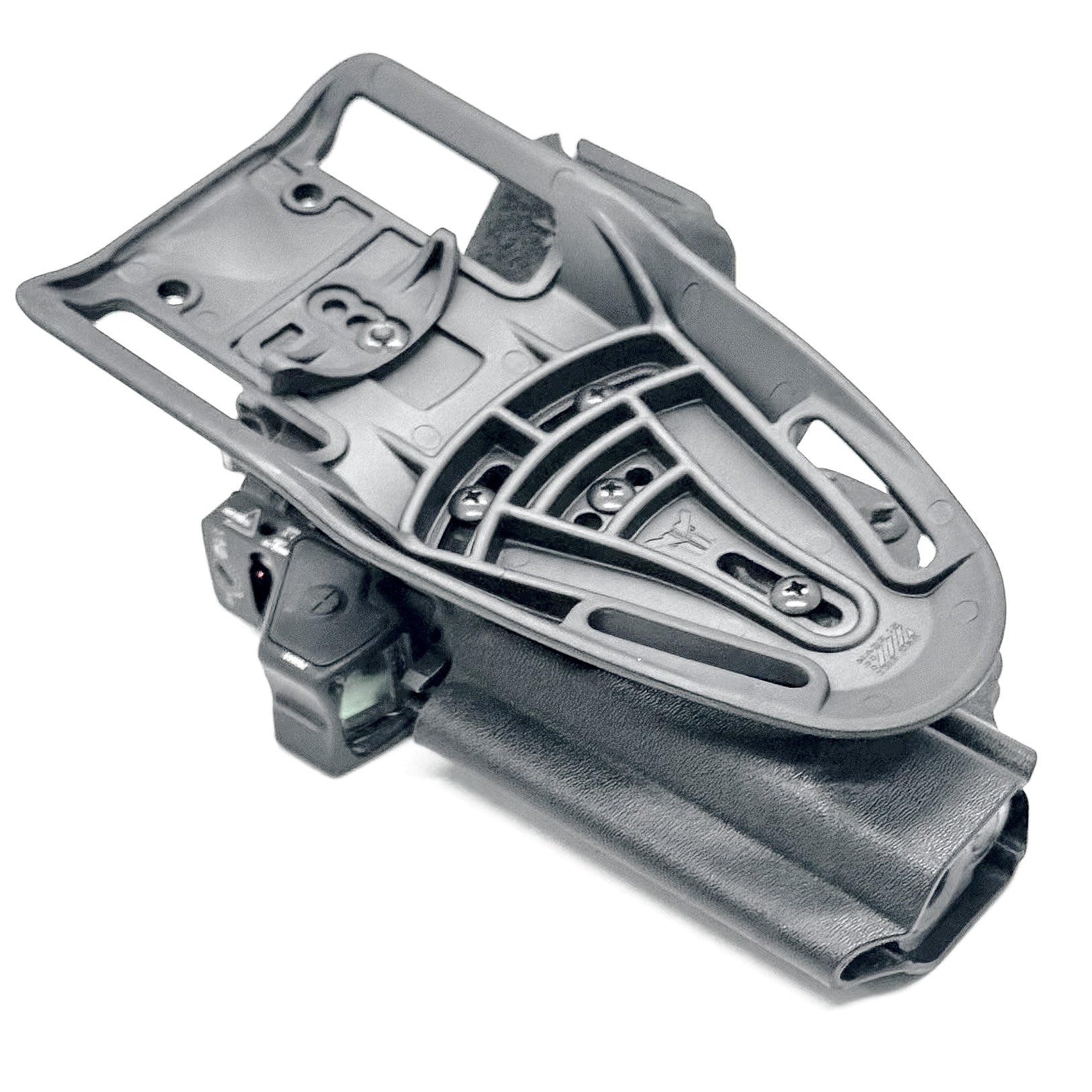 Precision-fit OWB outside the waistband duty & competition holster for the Staccato HD P4 from Four Brothers. Durable, secure, and made in the USA