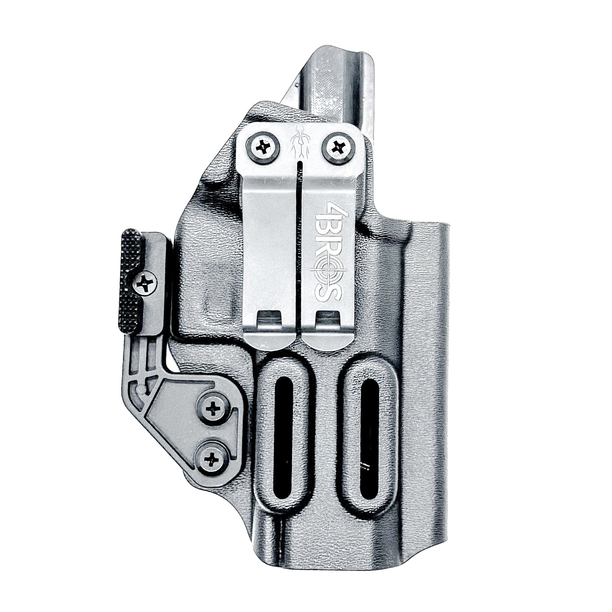 Precision-fit IWB inside the waistband holster for the Staccato HD P4 from Four Brothers. Slim, secure, and adjustable for optimal comfort and concealment.