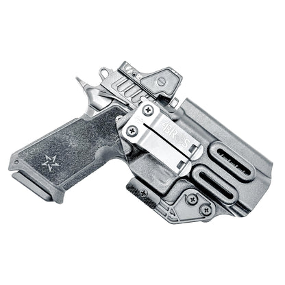 Precision-fit IWB inside the waistband holster for the Staccato HD P4 from Four Brothers. Slim, secure, and adjustable for optimal comfort and concealment.