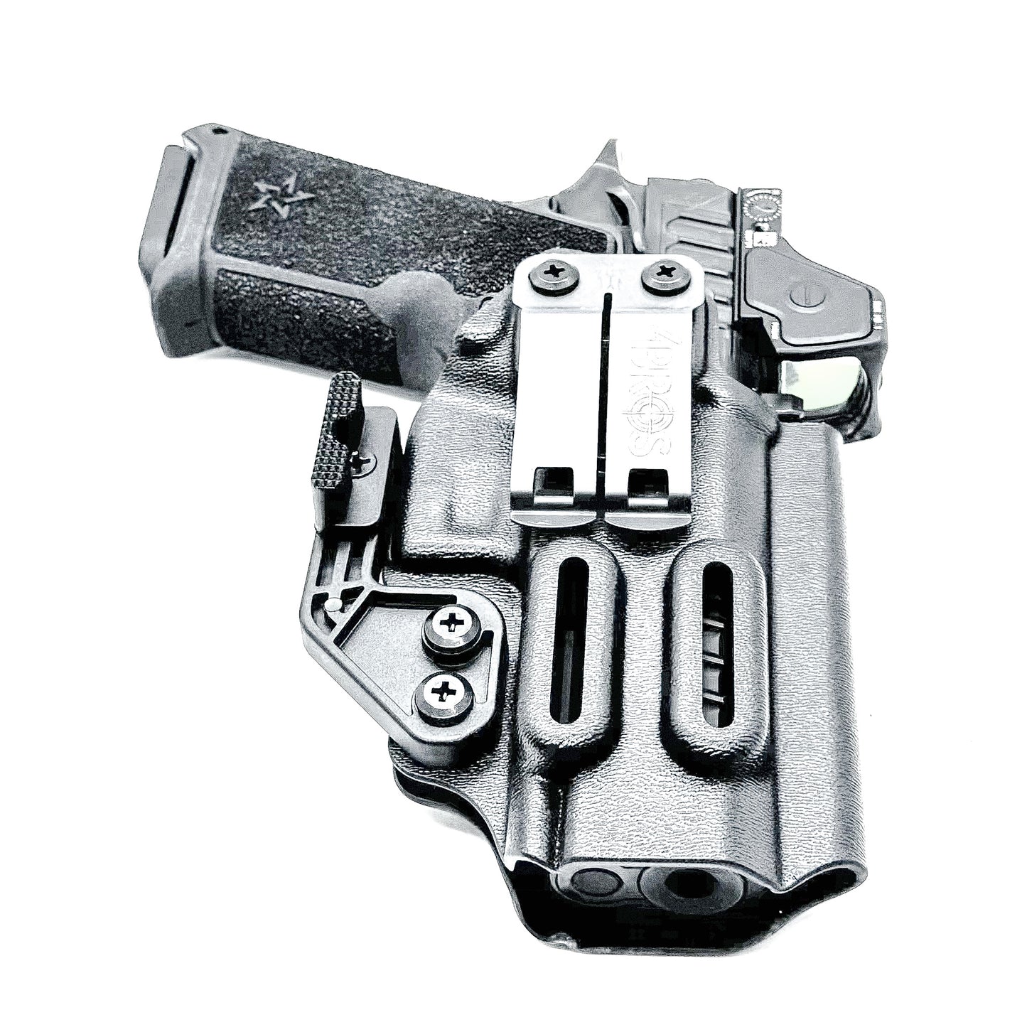 Precision-fit IWB inside the waistband holster for the Staccato HD P4 from Four Brothers. Slim, secure, and adjustable for optimal comfort and concealment.