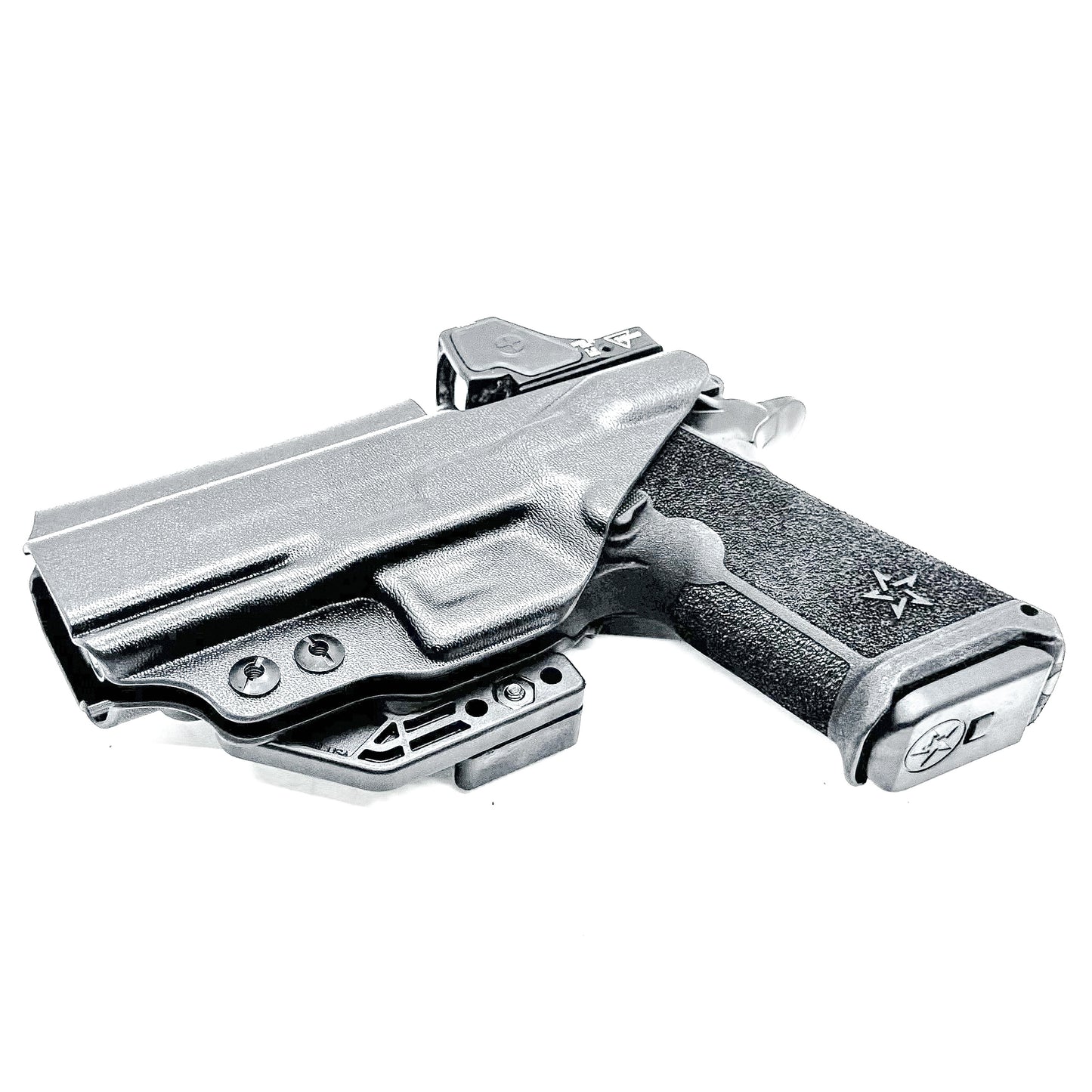 Precision-fit IWB inside the waistband holster for the Staccato HD P4 from Four Brothers. Slim, secure, and adjustable for optimal comfort and concealment.