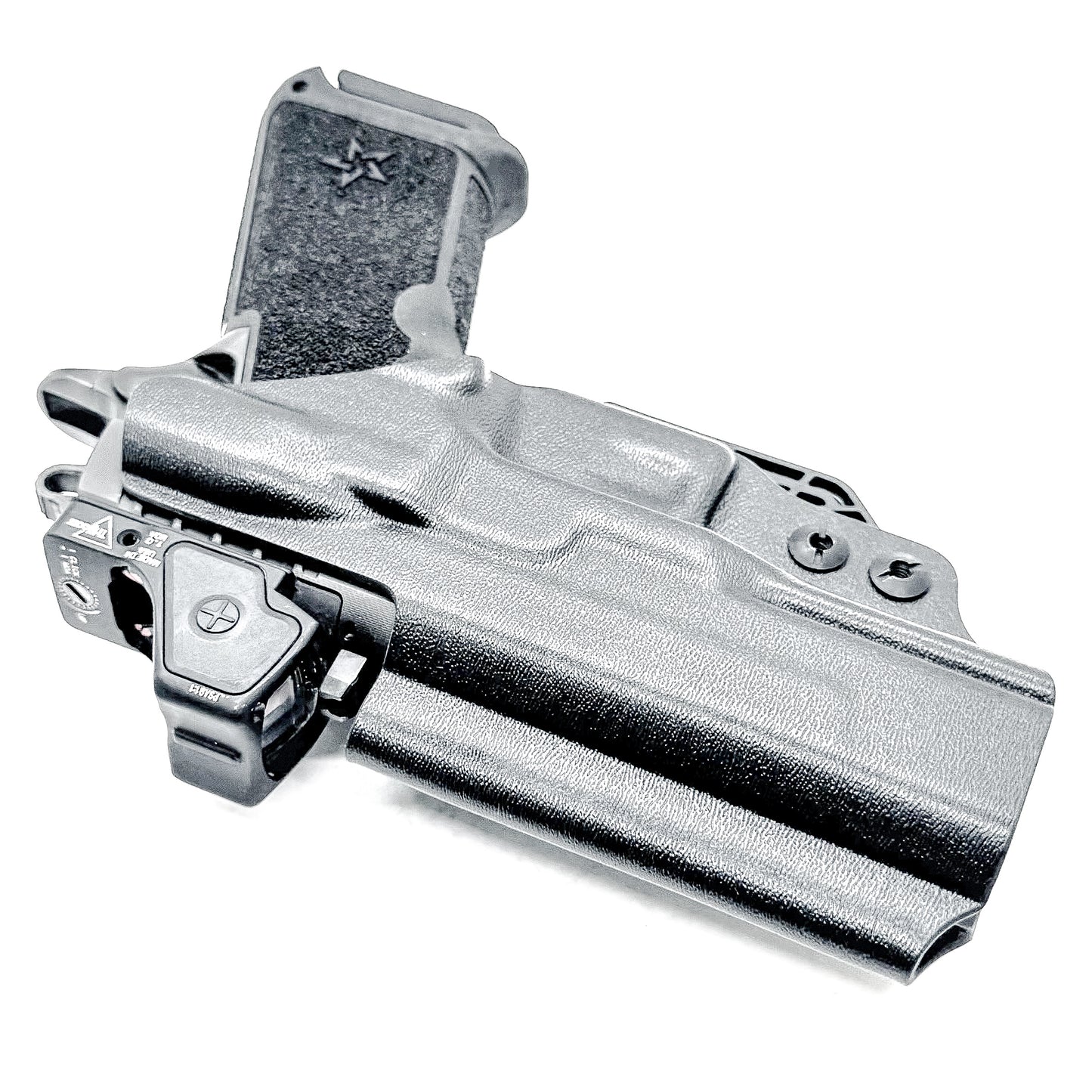 Precision-fit IWB inside the waistband holster for the Staccato HD P4 from Four Brothers. Slim, secure, and adjustable for optimal comfort and concealment.