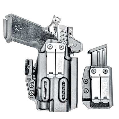 Four Brothers Staccato HD P4 & TLR-7 HL-X IWB Holster & Magazine Pouch IWB AIWB Inside Waistband Combo.