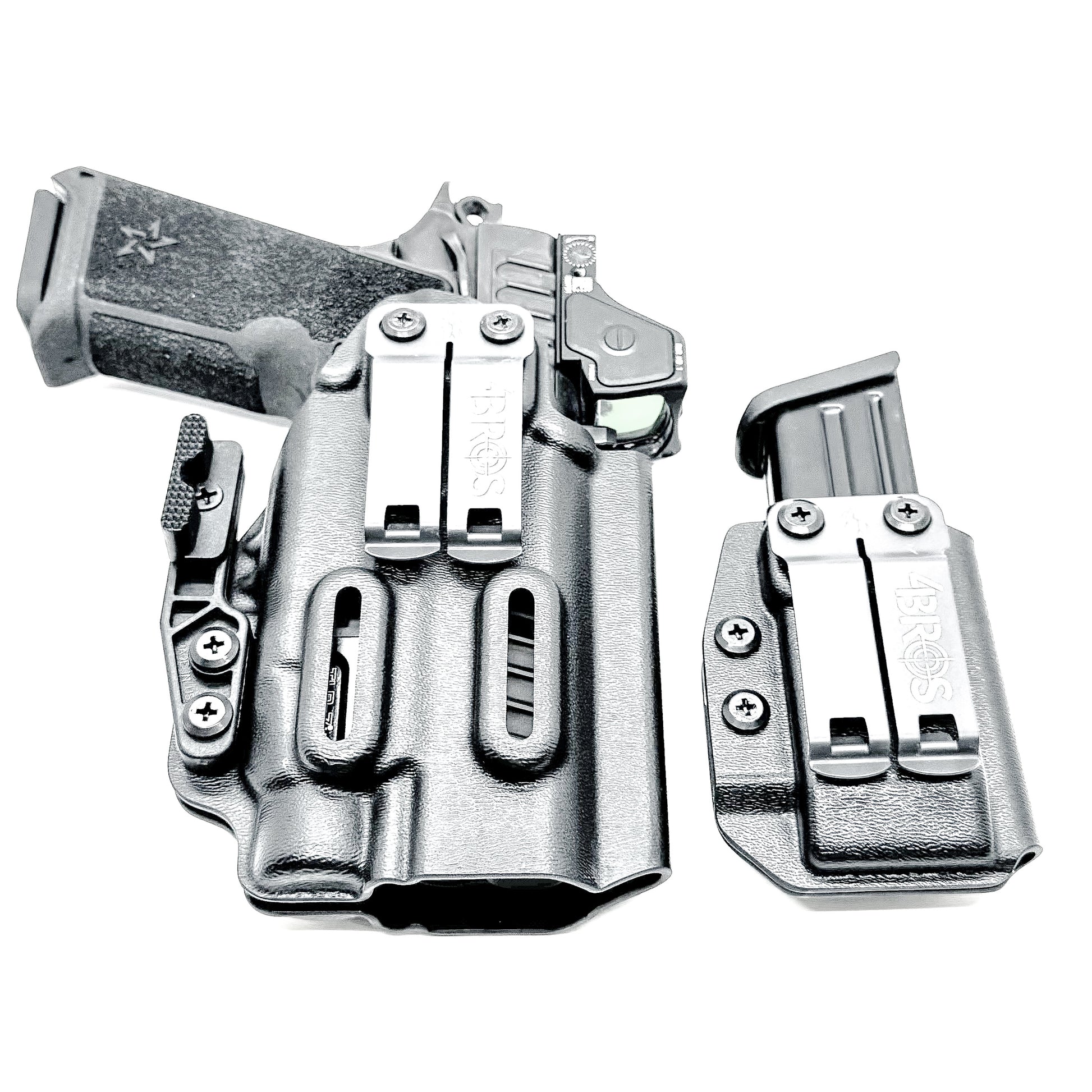 Four Brothers Staccato HD P4 & TLR-7 HL-X IWB Holster & Magazine Pouch IWB AIWB Inside Waistband Combo.