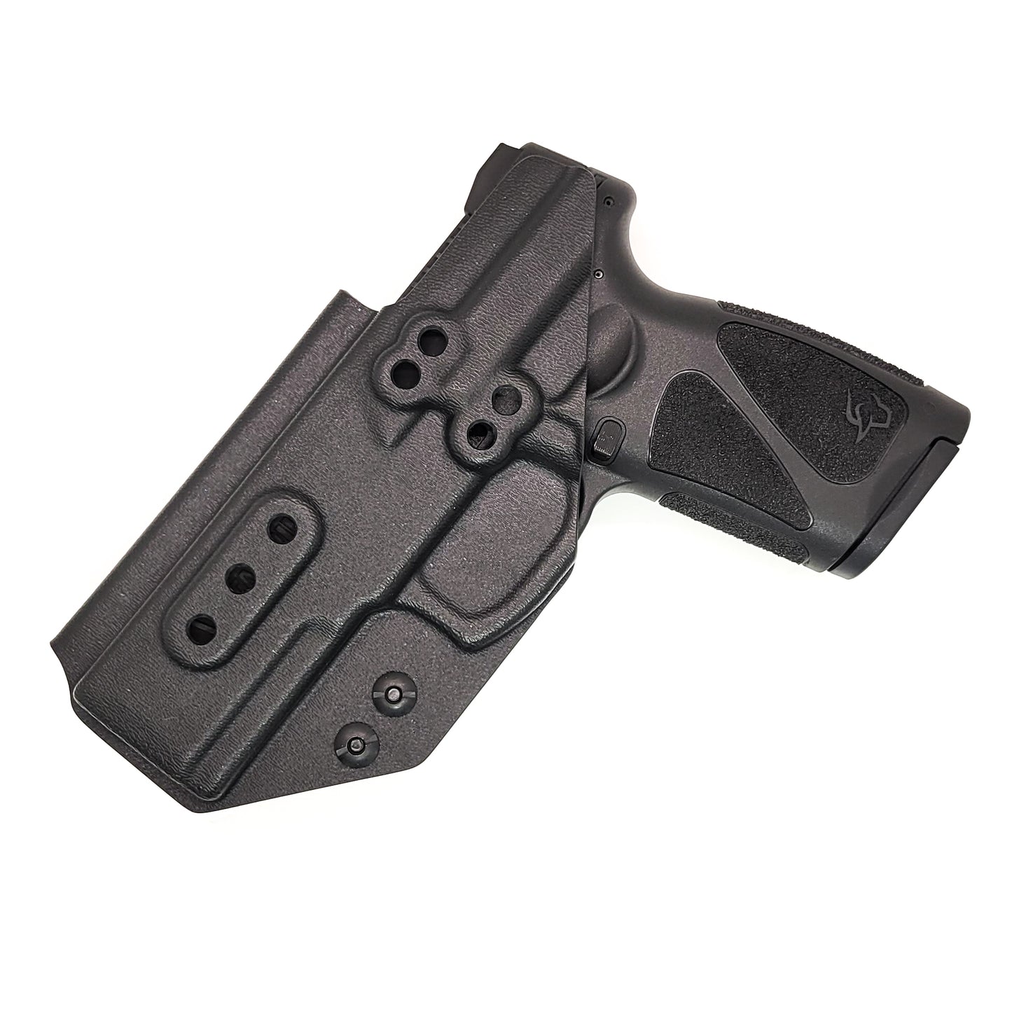 For the best, most comfortable,  IWB AIWB Kydex holster designed to fit the Taurus G3 pistol, shop Four Brothers Holsters. Made from high-quality kydex with adjustable retention and smooth edges for comfort. Proudly manufactured in the USA. Left and Right hand models are available with short lead times.