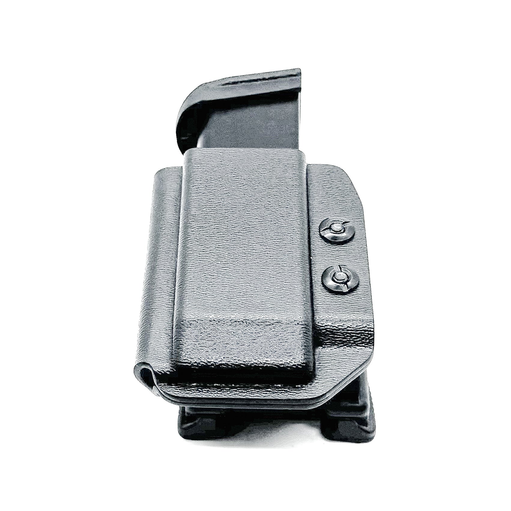Black Kydex OWB Outside Waistband magazine holster or pouch for Taurus GX4 from Four Brothers Holsters. 4BROS Magazine carriers are made in the USA!