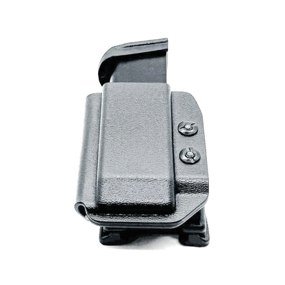 Black Kydex OWB Outside Waistband magazine holster or pouch for Taurus GX4 from Four Brothers Holsters. 4BROS Magazine carriers are made in the USA!