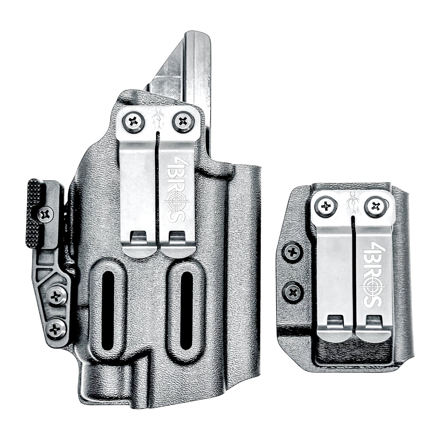 Walther PDP 4 inch and Streamlight TLR-7 HL-X IWB holster and magazine carrier combo