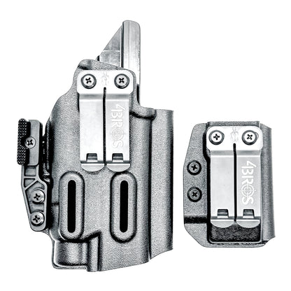 Walther PDP 4 inch and Streamlight TLR-7 HL-X IWB holster and magazine carrier combo