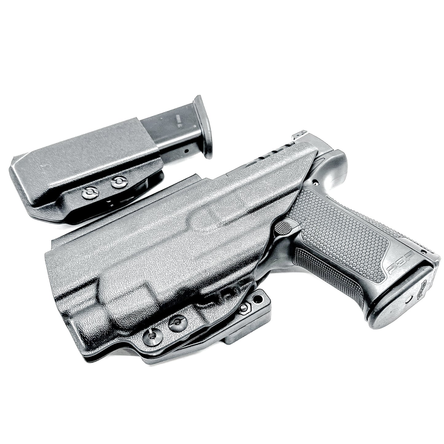 Walther PDP 4 inch and Streamlight TLR-7 HL-X IWB holster and magazine carrier combo