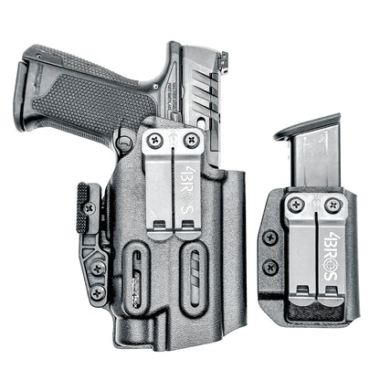 Walther PDP 4 inch and Streamlight TLR-7 HL-X IWB holster and magazine carrier combo