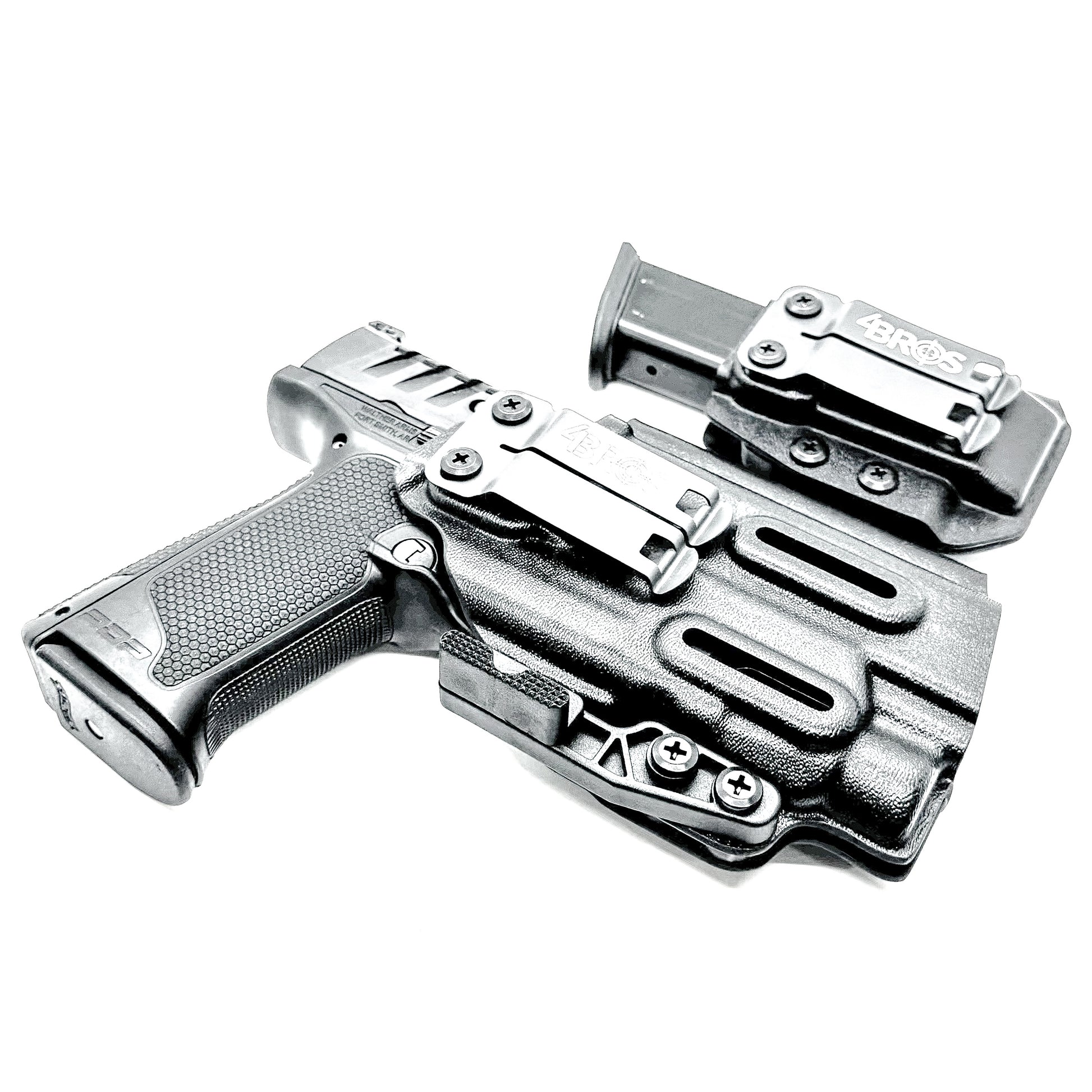 Walther PDP 4 inch and Streamlight TLR-7 HL-X IWB holster and magazine carrier combo