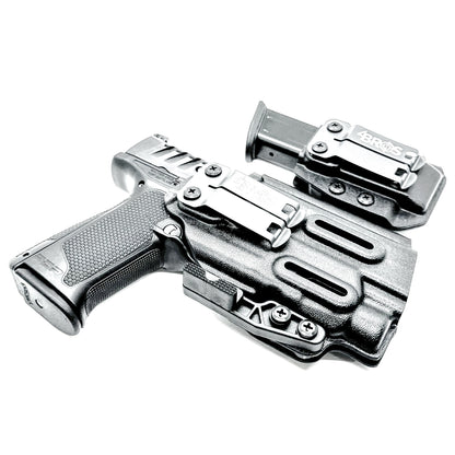 Walther PDP 4 inch and Streamlight TLR-7 HL-X IWB holster and magazine carrier combo