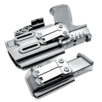Walther PDP 4 inch and Streamlight TLR-7 HL-X IWB holster and magazine carrier combo
