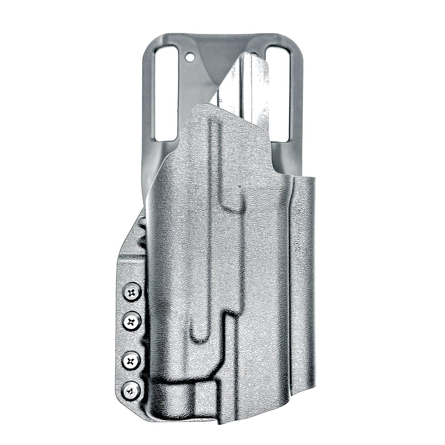 Outside Waistband light duty and competition style holster for the Walther PDP 4.5" pistol and Streamlight TLR-1 HL