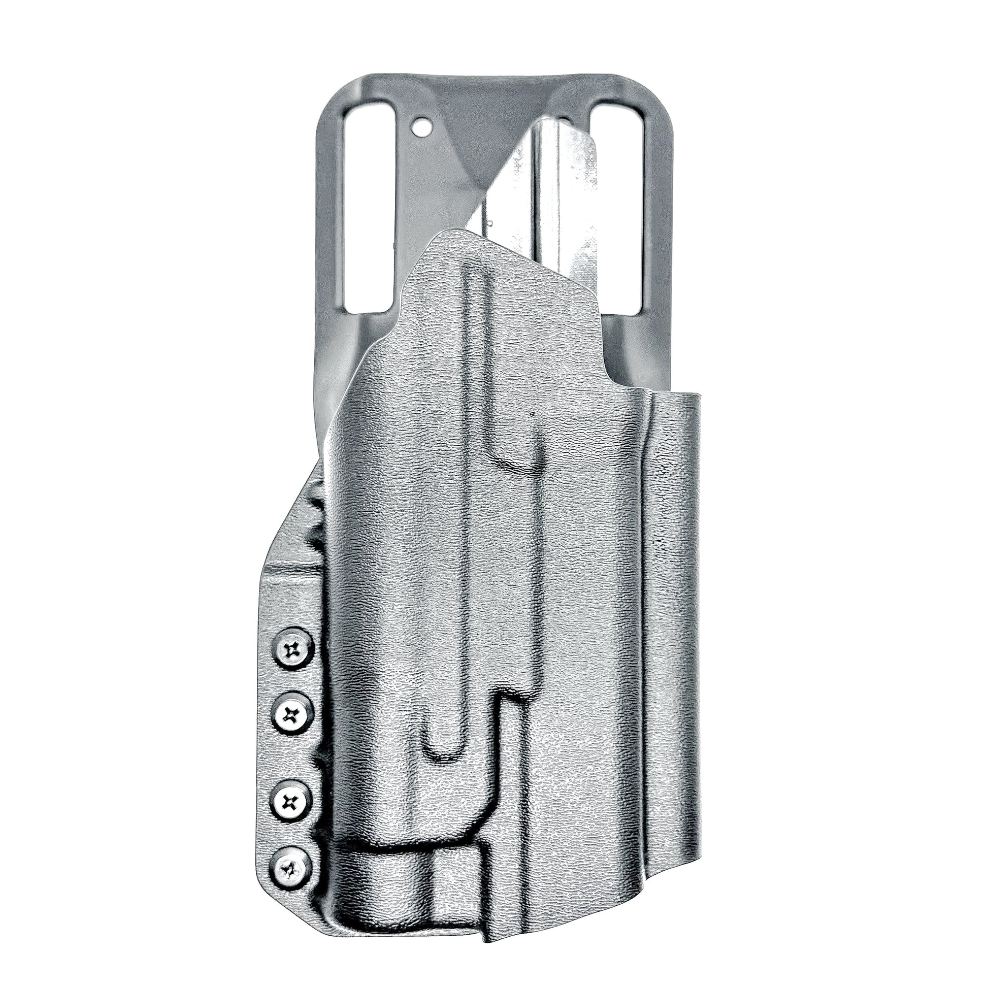 Outside Waistband light duty and competition style holster for the Walther PDP 4.5" pistol and Streamlight TLR-1 HL