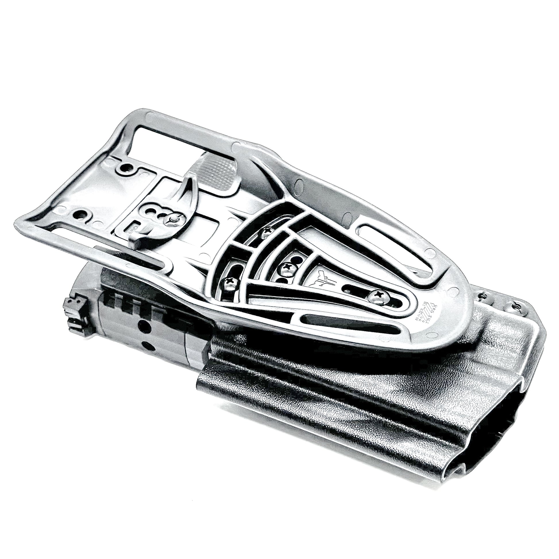 Outside Waistband light duty and competition style holster for the Walther PDP 4.5" pistol and Streamlight TLR-1 HL