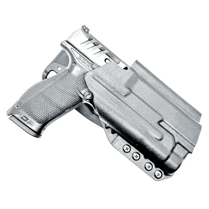 Outside Waistband light duty and competition style holster for the Walther PDP 4.5" pistol and Streamlight TLR-1 HL