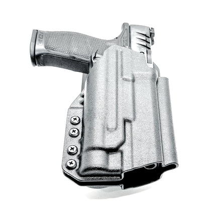 Outside Waistband light duty and competition style holster for the Walther PDP 4.5" pistol and Streamlight TLR-1 HL