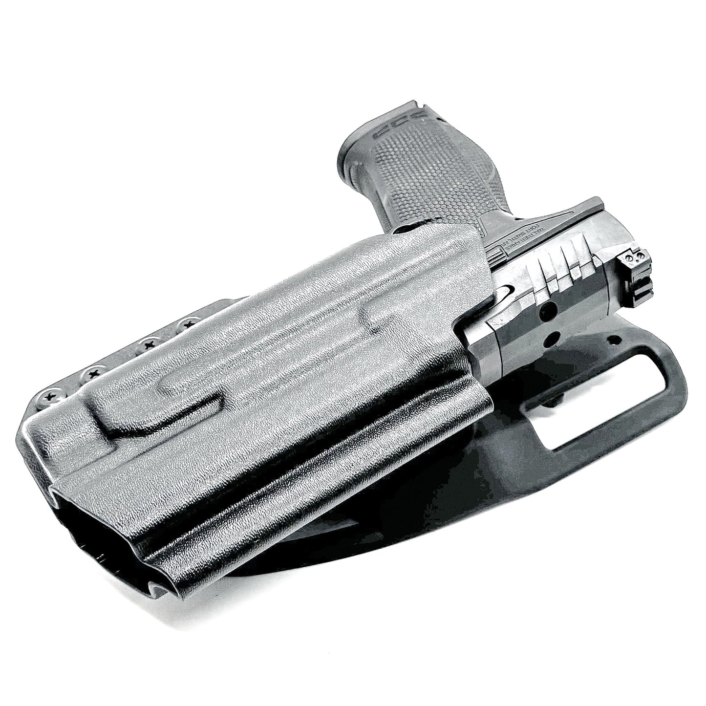 Outside Waistband light duty and competition style holster for the Walther PDP 4.5" pistol and Streamlight TLR-1 HL